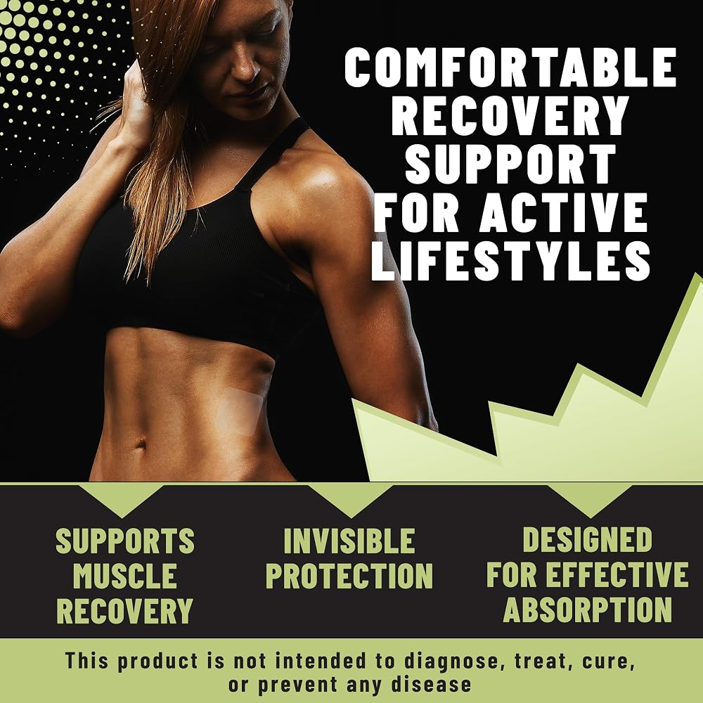 TOLEVITA Post Workout Muscle Recovery Patches with Vitamin C - 36 Patches - image 3