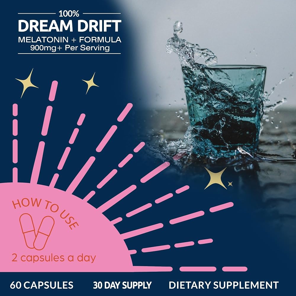 Hope Driven Dream Drift Melatonin+ Sleep Aid - 60 Capsules - image 4