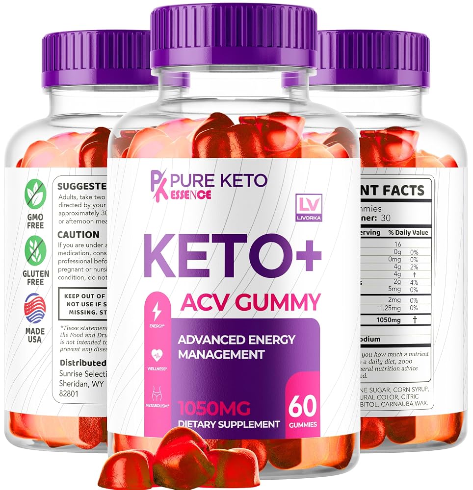 LIVORKA Pure Keto Essence ACV Gummies - 300 Count (5 Pack) - image 7