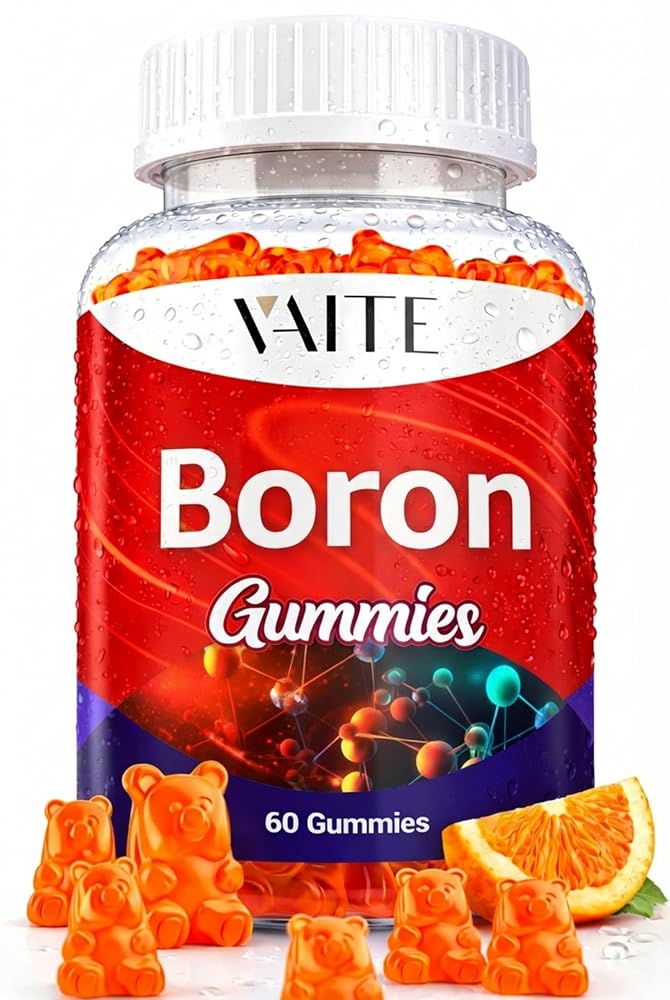 VAITE Boron Supplement 10mg Gummies for Bone Strength - 60 Chewables
