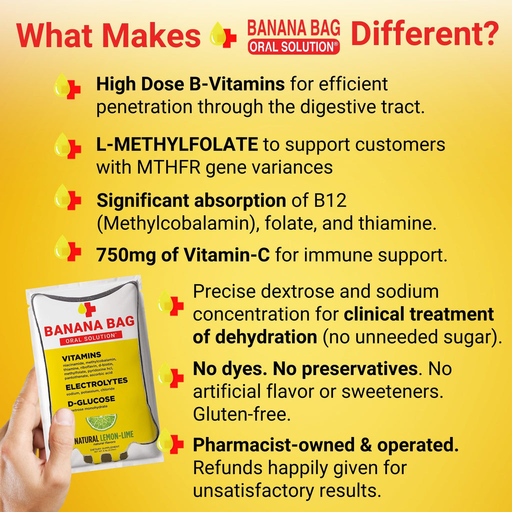 Banana Bag Oral Solution - Natural Lemon-Lime