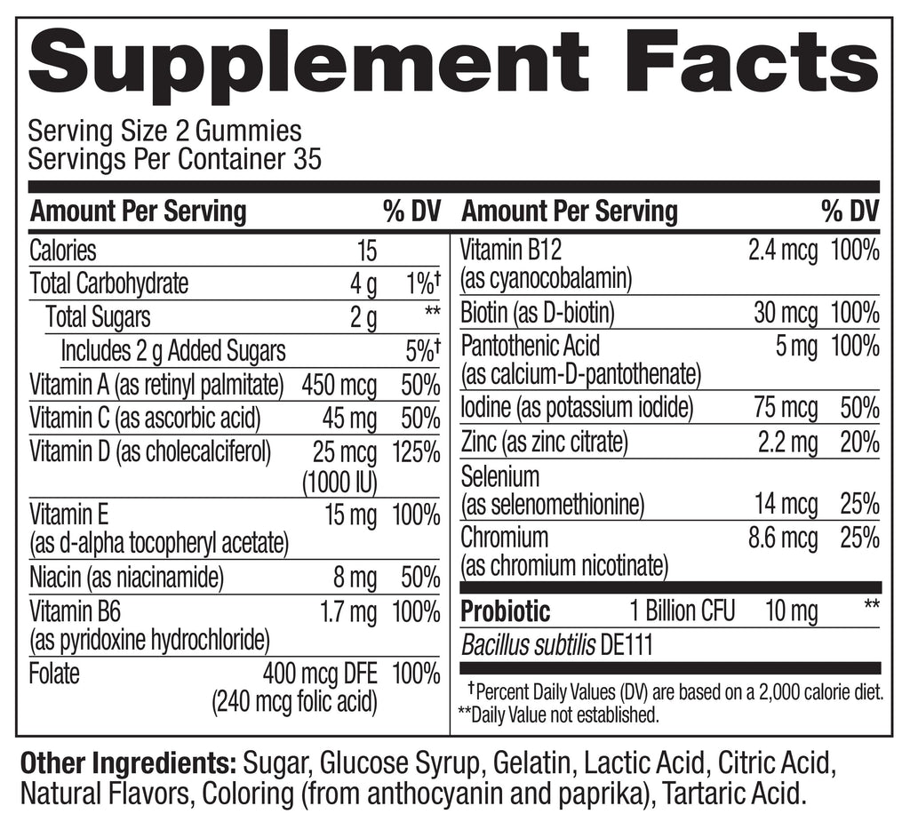 OLLY Multi + Probiotic Gummy Vitamin - 70 Gummies - image 7