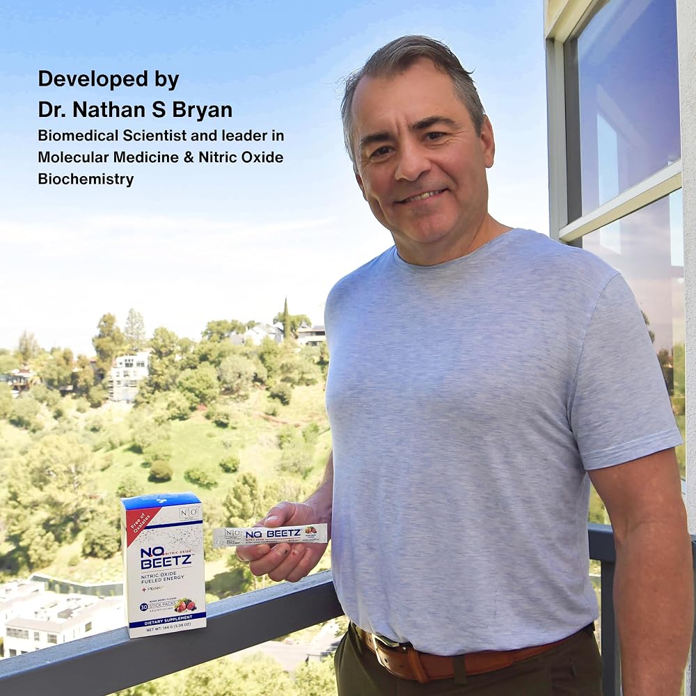N1O1 N.O. Beetz Nitric Oxide Powder, Mixed Berry - 30 Sachets - image 3