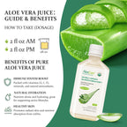 AloeCure USDA Organic Aloe Vera Juice Digestive Support - 2 x 500ml - image 9