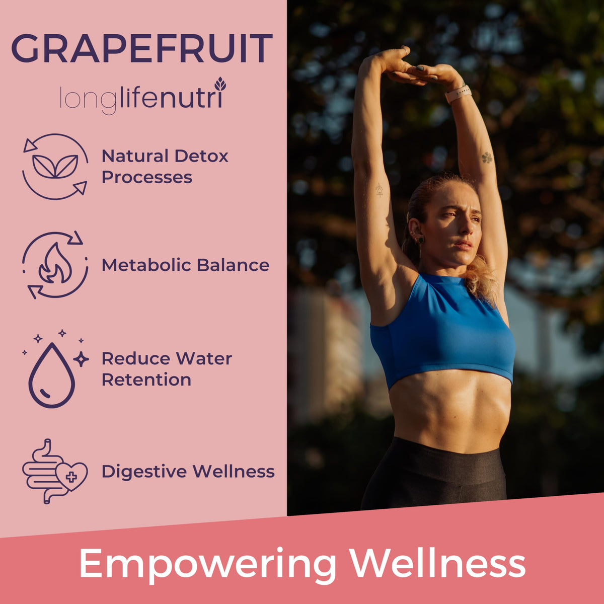 LongLifeNutri Grapefruit Seed Extract 500mg - 180 Vegetarian Capsules - image 4
