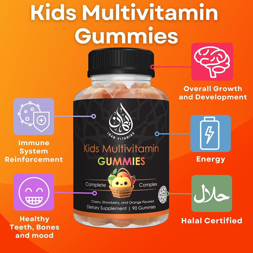 Iman Vitamins Halal Kids Multivitamin Gummies - 90 Count - image 2