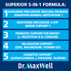 Dr. Maxwell Serotonin and Dopamine Supplements - 60 Capsules - image 4