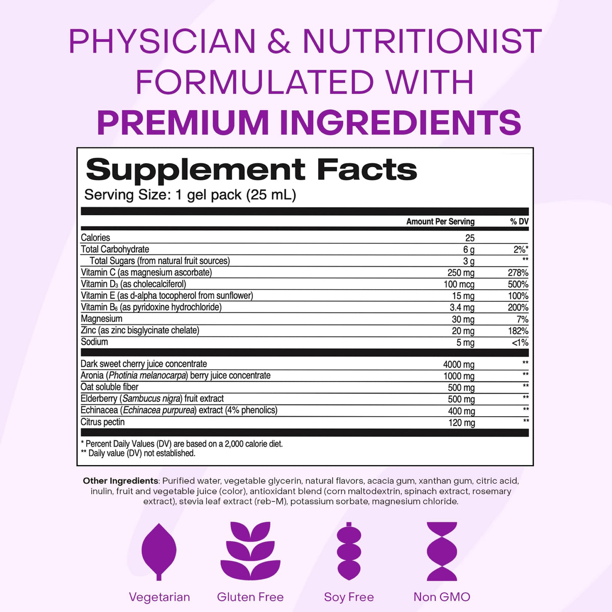 HealthyCell Immune Super Boost Daily Liquid Supplement