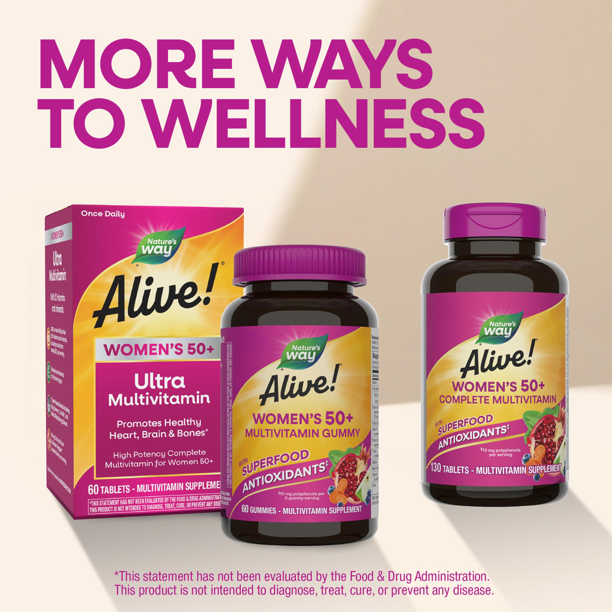 Nature's Way Alive! Women's 50+ Complete Multivitamin