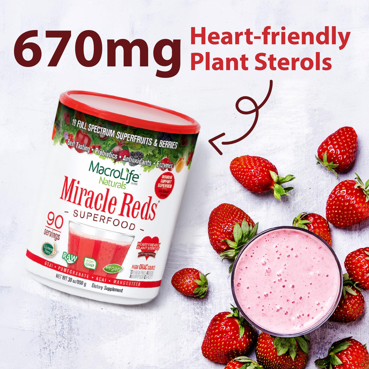MacroLife Naturals Miracle Reds Superfood