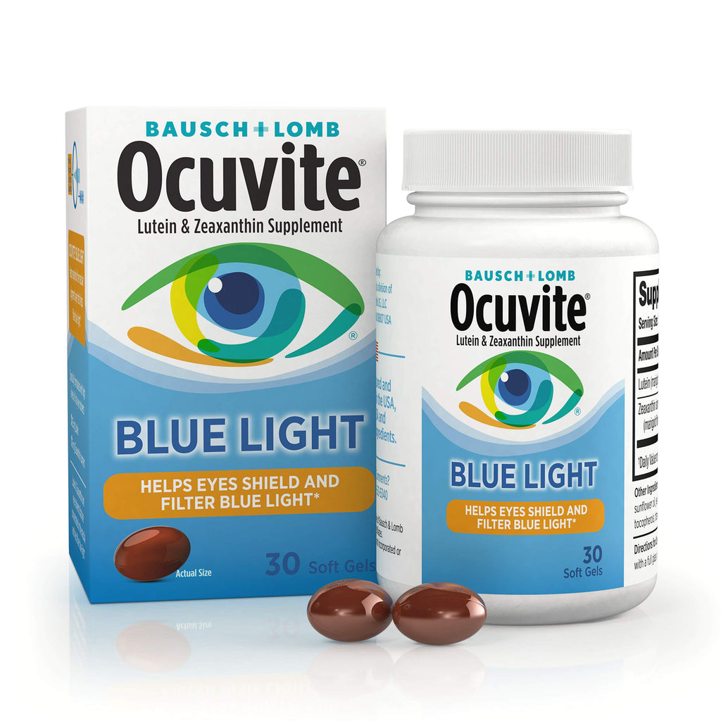 Ocuvite Blue Light Eye Vitamins Lutein & Zeaxanthin - 30 Softgels