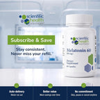 Scientific Health Solutions Melatonin 60mg Sleep Aid - 120 Capsules - image 5