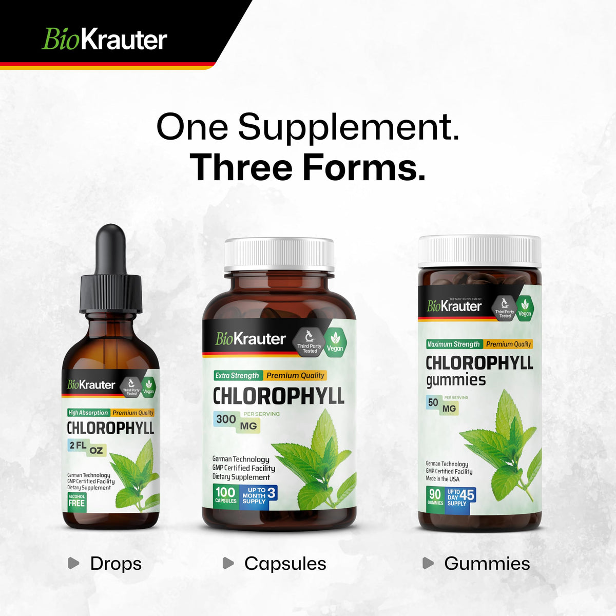 BIO KRAUTER Chlorophyll Gummies for Body Odor & Detox Support - image 8