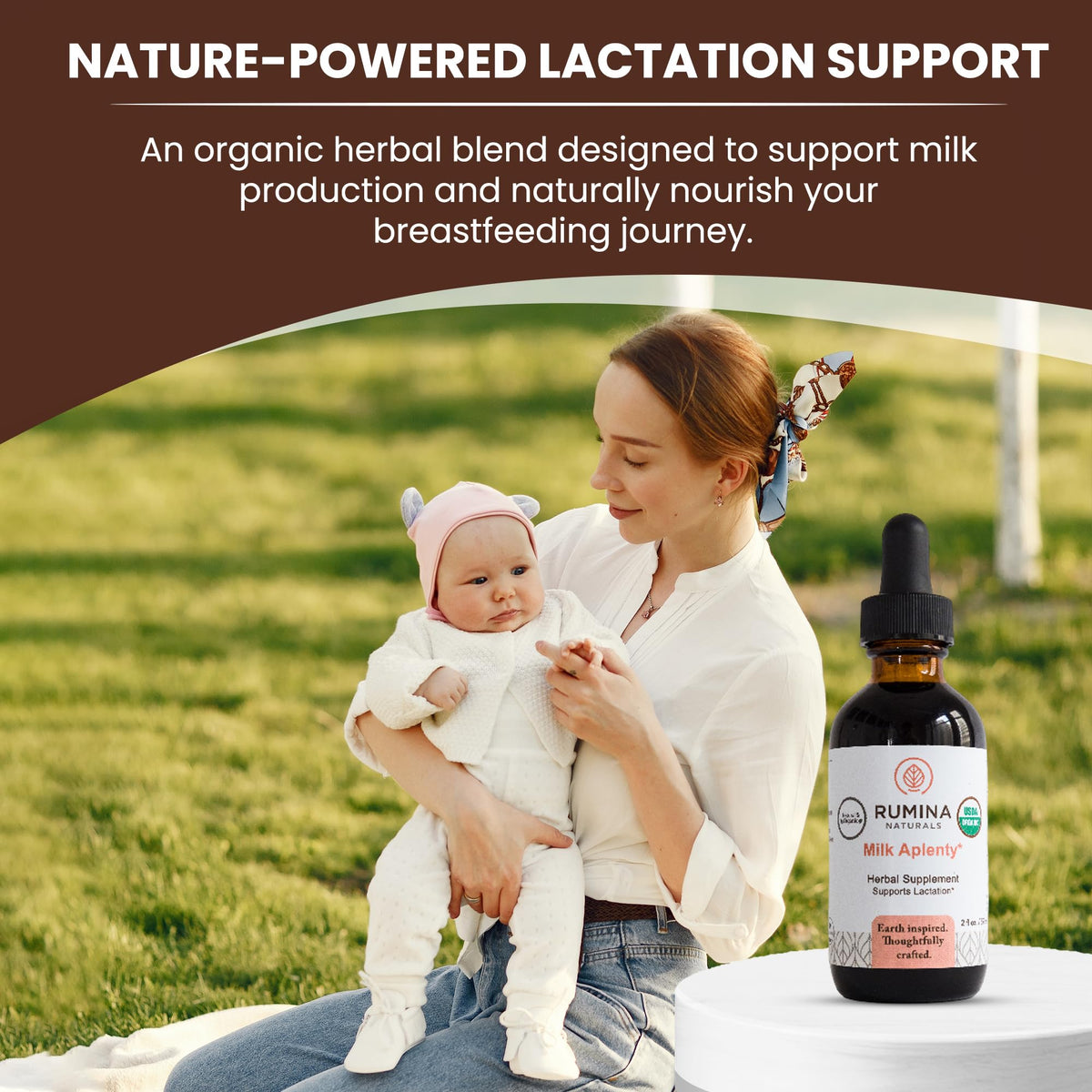 Rumina Naturals Milk Aplenty Lactation Supplement - 4 Fl Oz - image 7