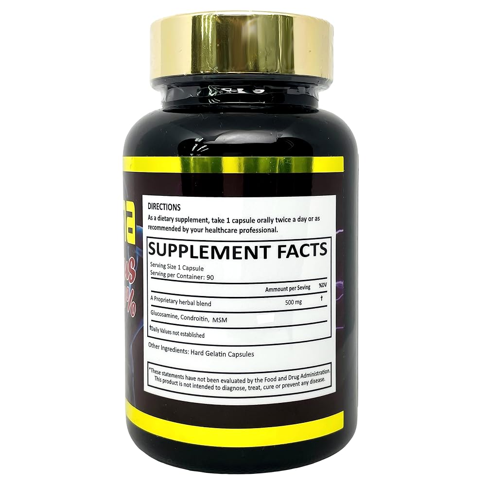 Productos El Colibri Glucosamine Proprietary Blend 500mg - 90 Capsules - image 2