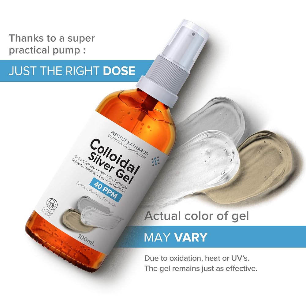 Catharsis Pure Colloidal Silver Gel 40 PPM - 3.4 oz - image 3
