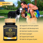 Moxxor Omega-3 Green Lipped Mussel Softgels for Dogs & Cats - 60 Count - image 2