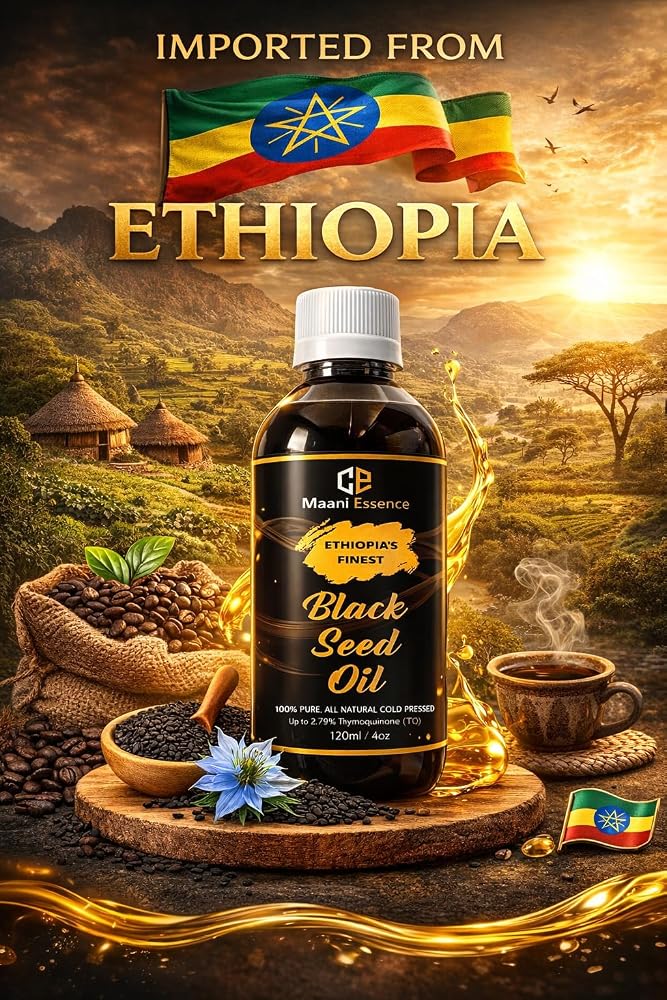Maani Essence 120ML Ethiopian Black Seed Oil Cold Pressed Nigella - image 2