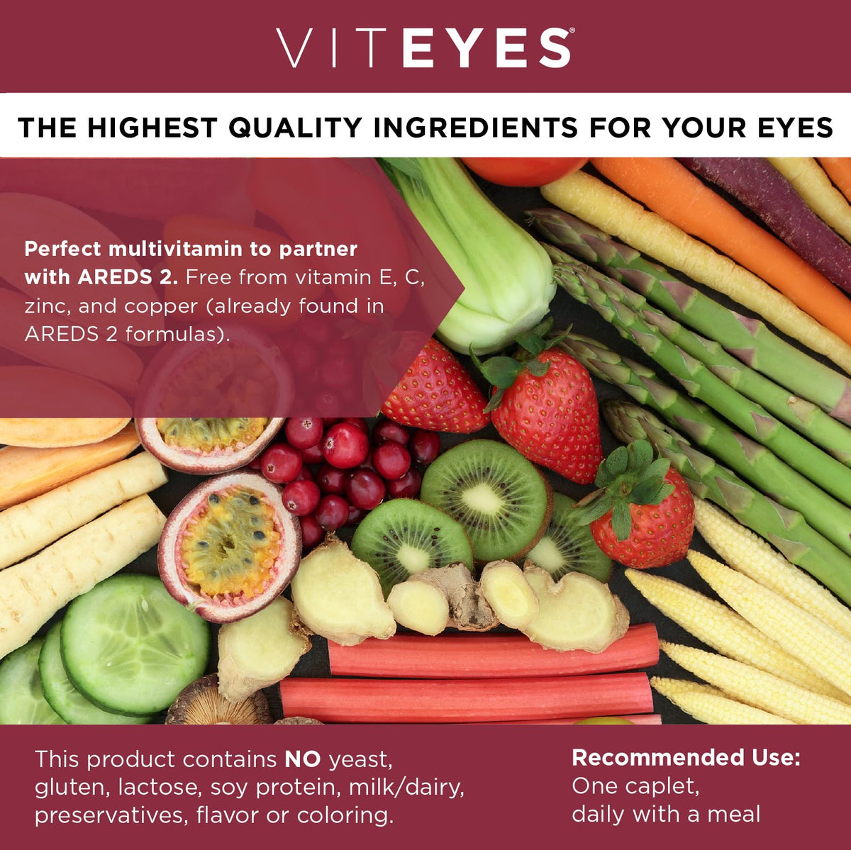 Viteyes Classic AREDS 2 Companion Multivitamin - 30 Capsules - image 3