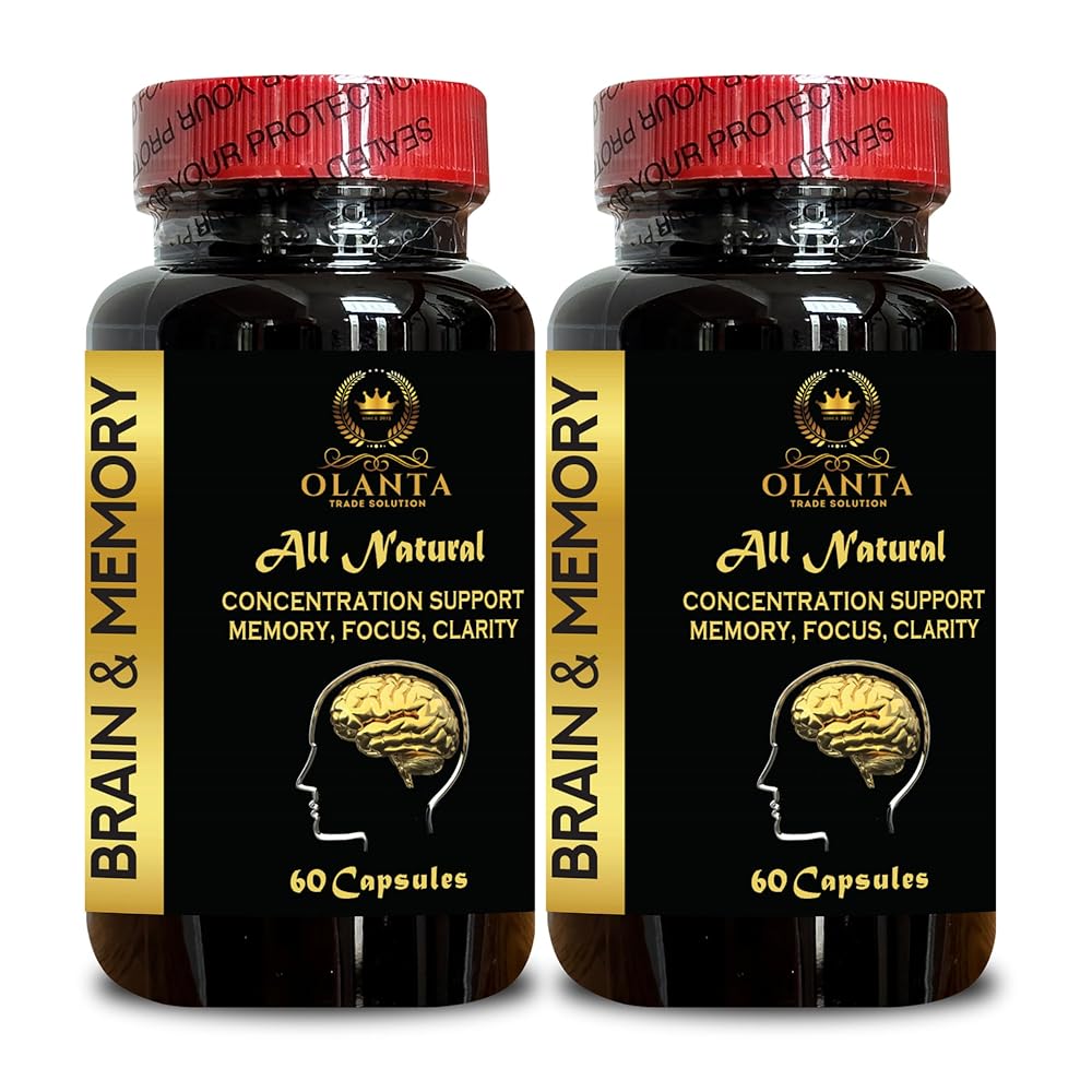 OLANTA TRADE SOLUTION Memory Pills Brain Booster - 120 Capsules