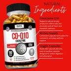 Kaya Naturals CoQ10 200mg Antioxidant Supplement - 180 Vegetarian Capsules - image 5
