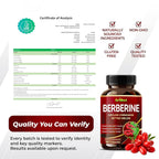 GriMed Berberine 6-in-1 with Ceylon Cinnamon - 150 Capsules - image 8