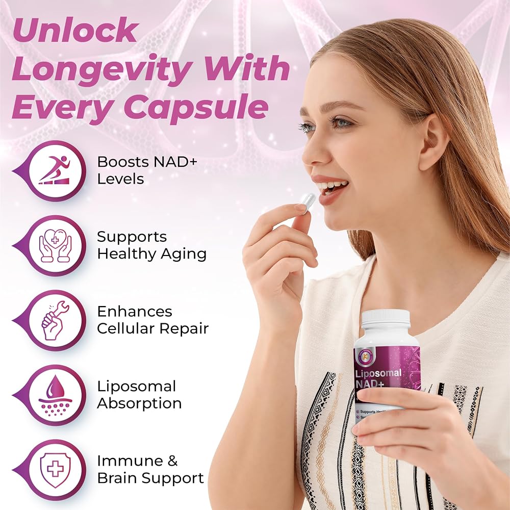 Keka Naturals NAD+ Resveratrol Complex - 60 Capsules - image 3