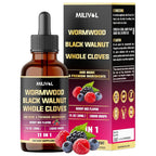 MILIVOL 11in1 Black Walnut Wormwood - Berry Mix Flavor - 1 Fl Oz