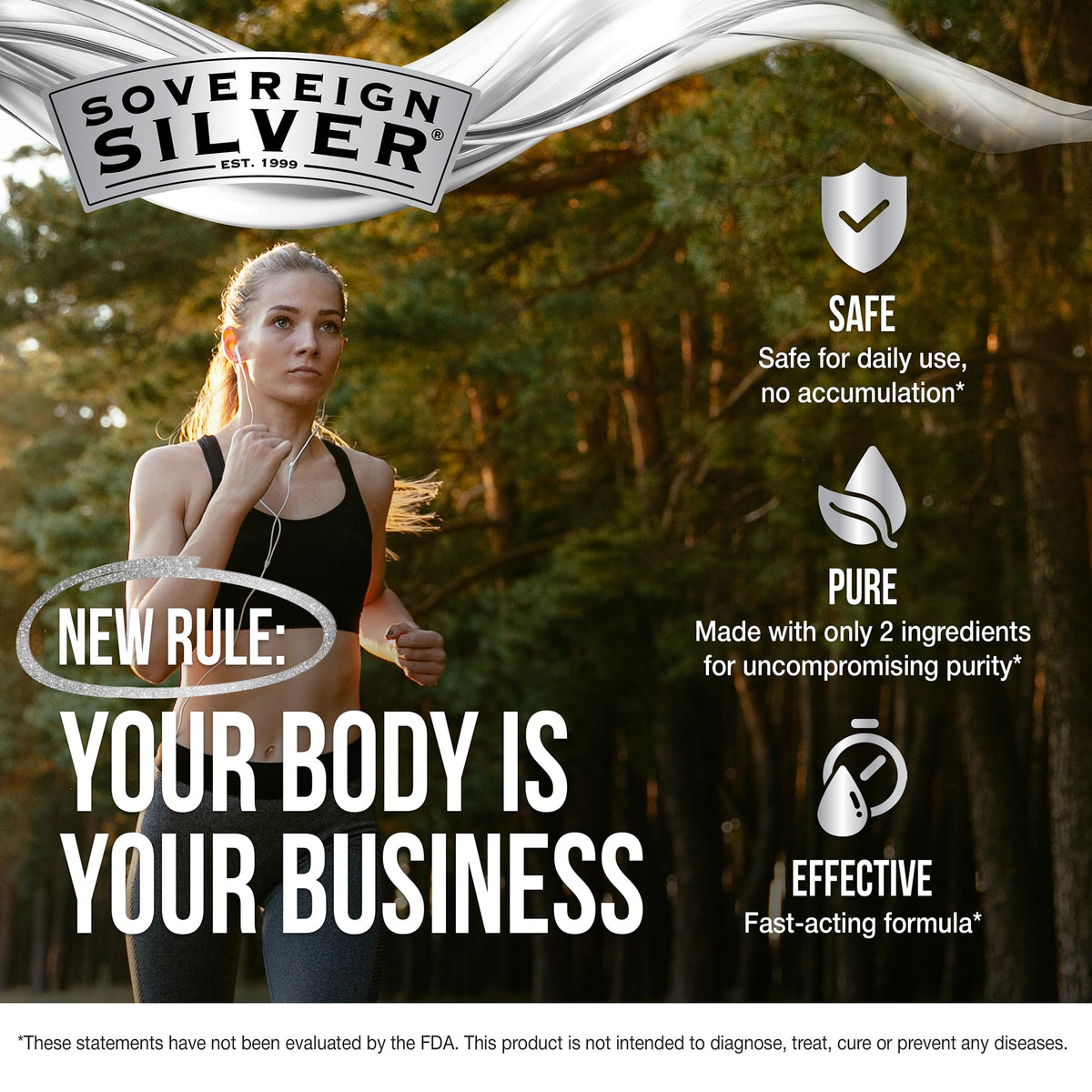 Sovereign Silver Immune Support Colloidal Silver - 4 fl oz - image 3