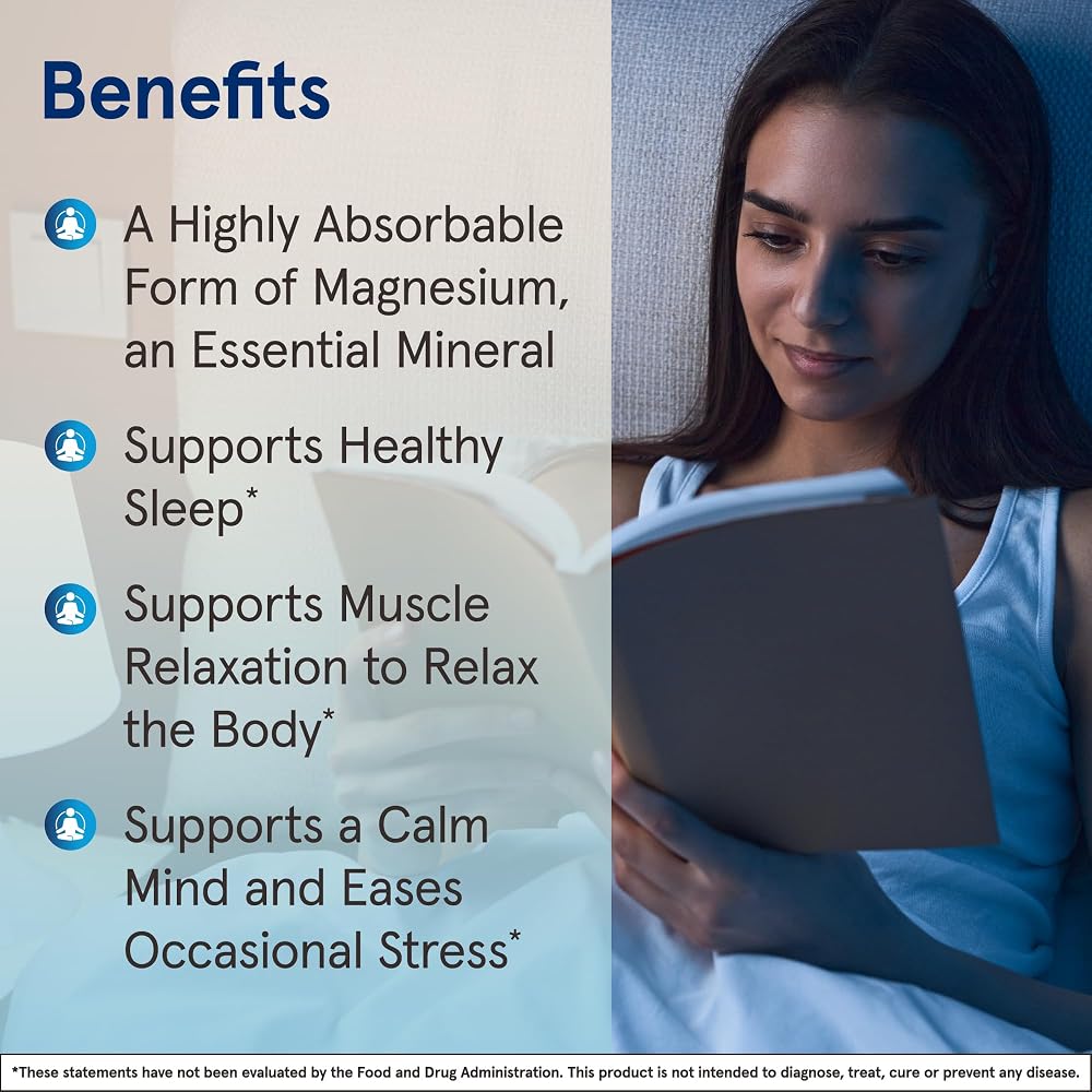 Jarrow Magnesium Glycinate for Sleep Support - 90 Capsules - image 3