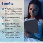 Jarrow Magnesium Glycinate for Sleep Support - 90 Capsules - image 3