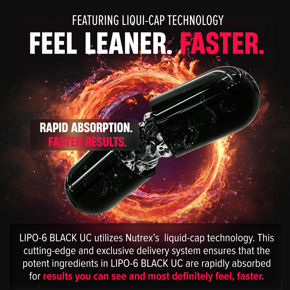 Nutrex Research Lipo-6 Black Ultra Concentrate Fat Burner - 60 Capsules - image 4