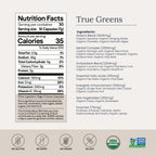 Infinity Wellness Greens Superfood Powder Supplement with Spirulina