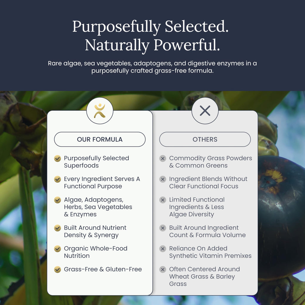 Infinity Wellness Greens Superfood Powder Supplement with Spirulina
