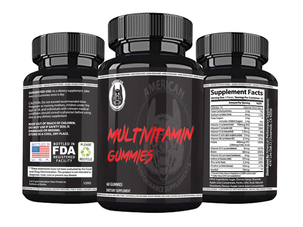 American Performance Supplements Multivitamin Gummy - 120 Gummies