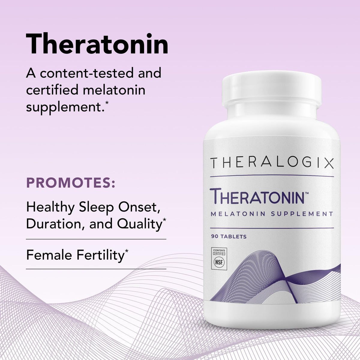Theralogix Theratonin Melatonin 3 mg Sleep Support - 90 Tablets - image 4