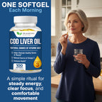 Dr. Martin's Nutrition Cod Liver Oil Softgels Omega-3 - 100 Softgels - image 4