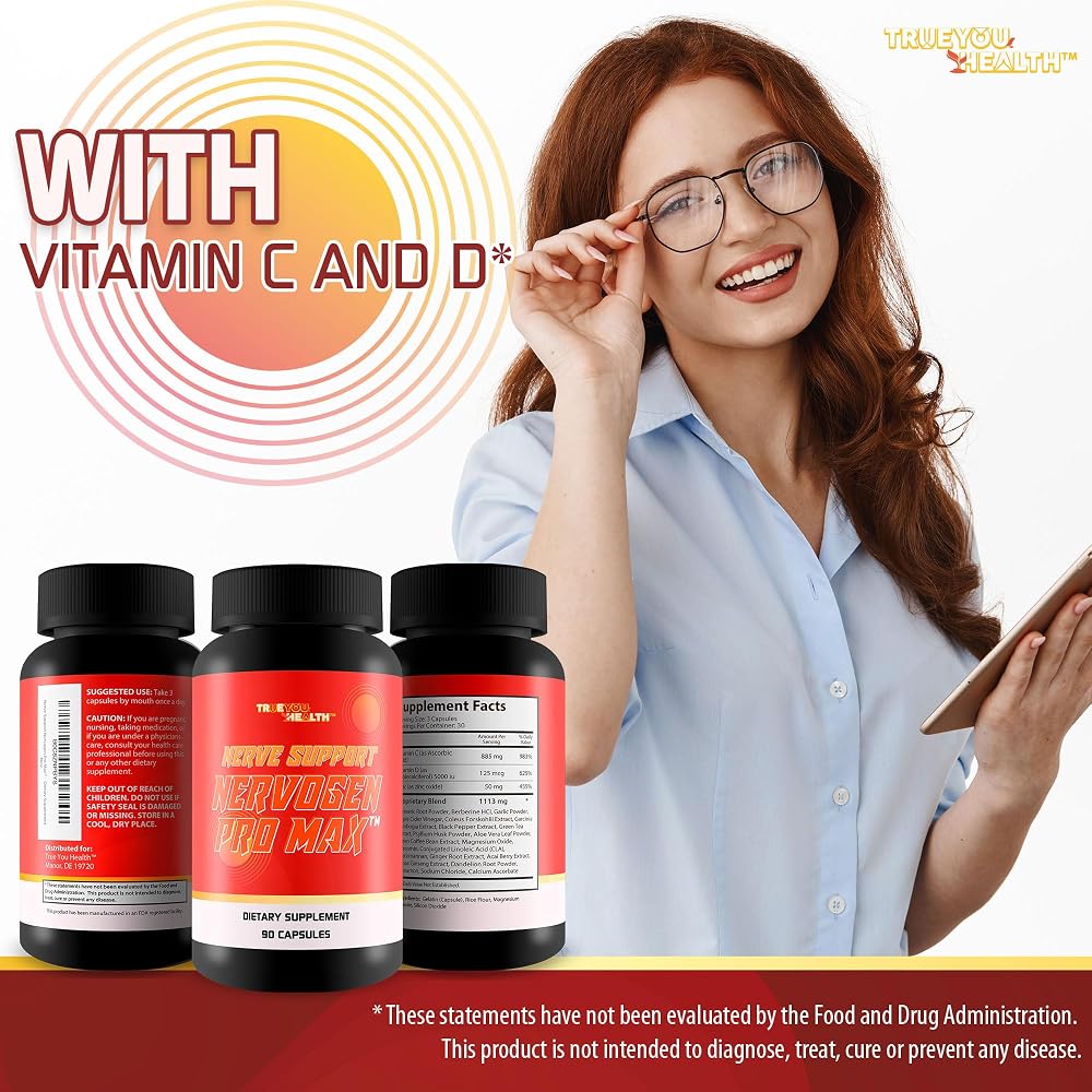 True You Health Nerve Support Nervogen Pro Max - 1 Count - image 6