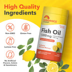 Sundance Fish Oil Omega 3 Supplement 1000mg - 60 Softgels - image 4