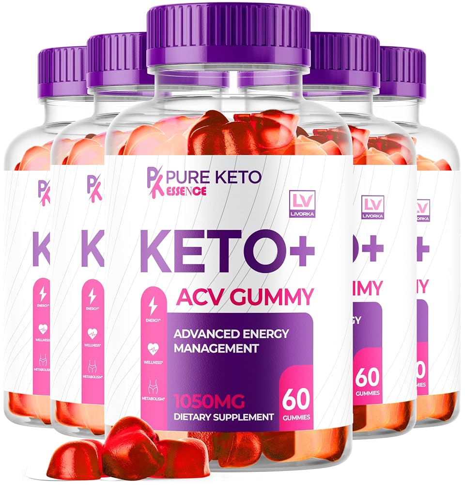 LIVORKA Pure Keto Essence ACV Gummies - 300 Count (5 Pack)
