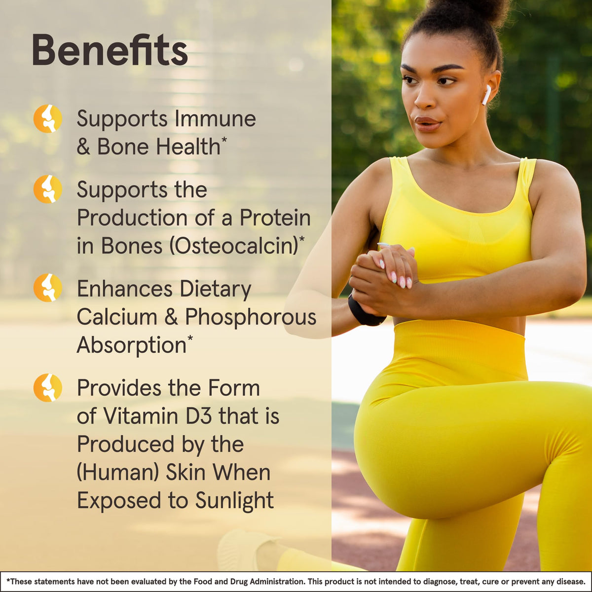 Jarrow Formulas Vitamin D3 2500 IU Immune Support - 100 Softgels - image 4