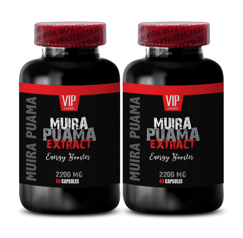 VIP Vitamins Muira Puama Extract Energy Booster - 120 Capsules