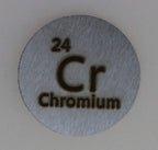 PFS Chromium Metal Disc 24.26mm 99.99% Pure - 1 Disc - image 2