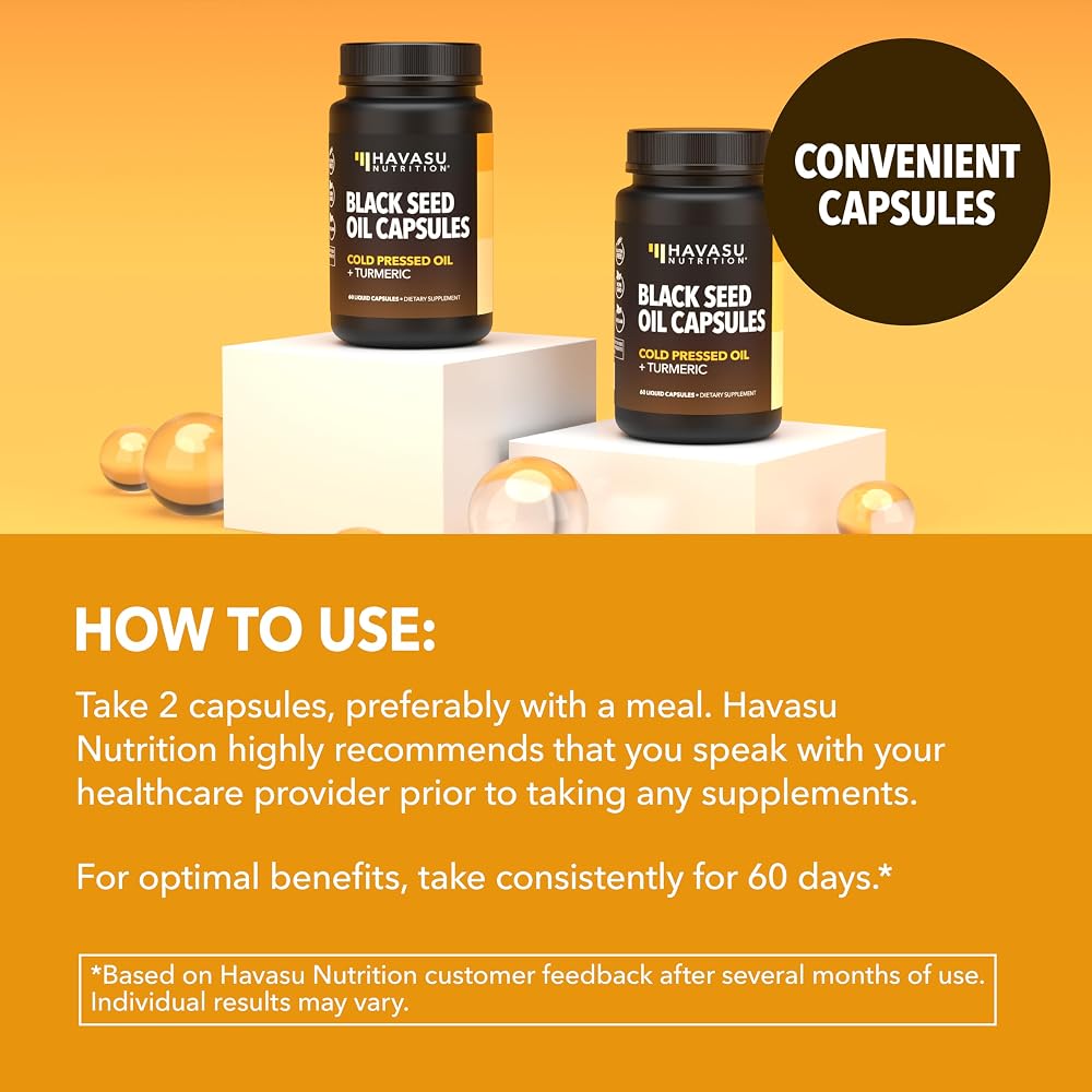 HAVASU NUTRITION Cold Pressed Black Seed Oil