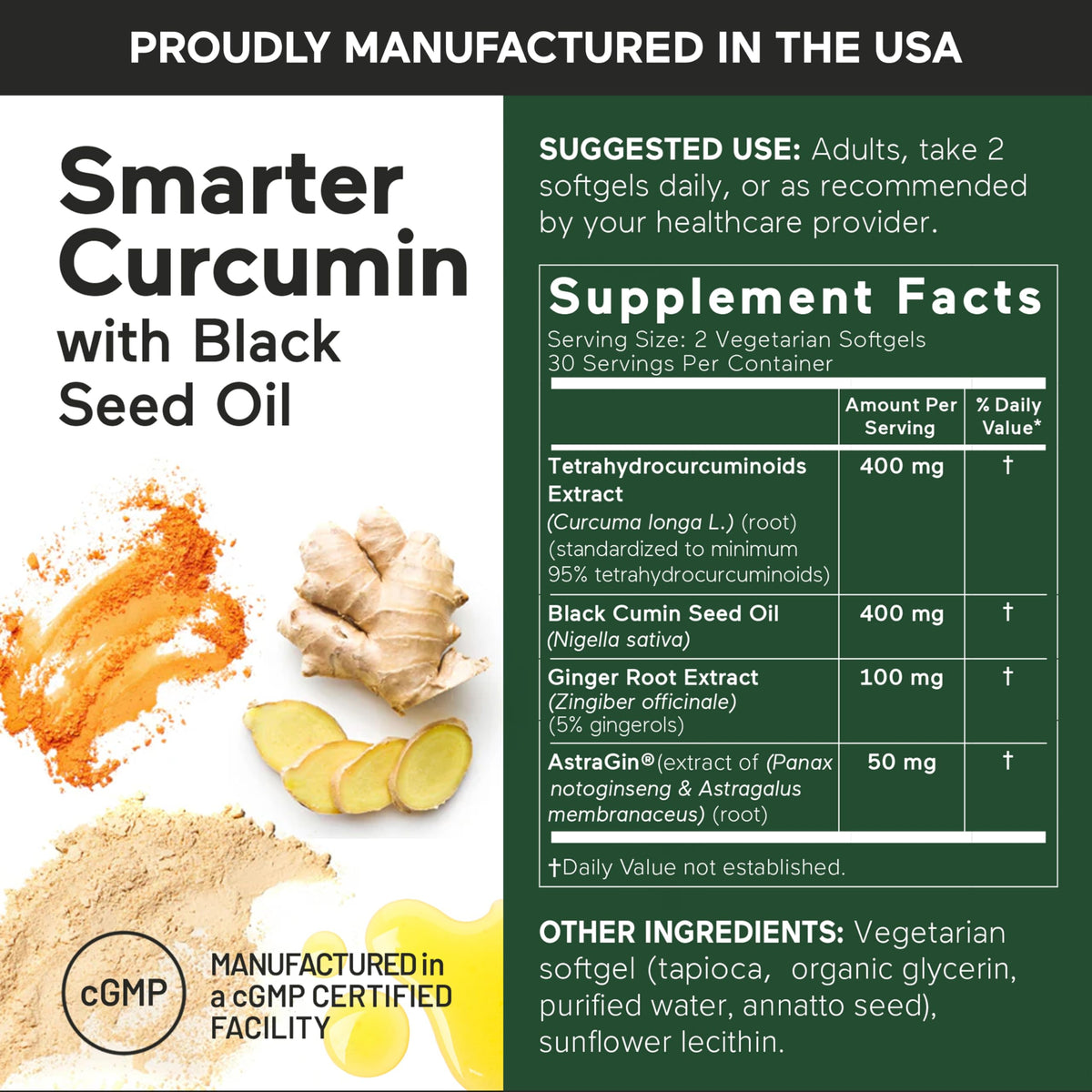 SMARTERNUTRITION Smarter Nutrition Curcumin Softgels - Potent