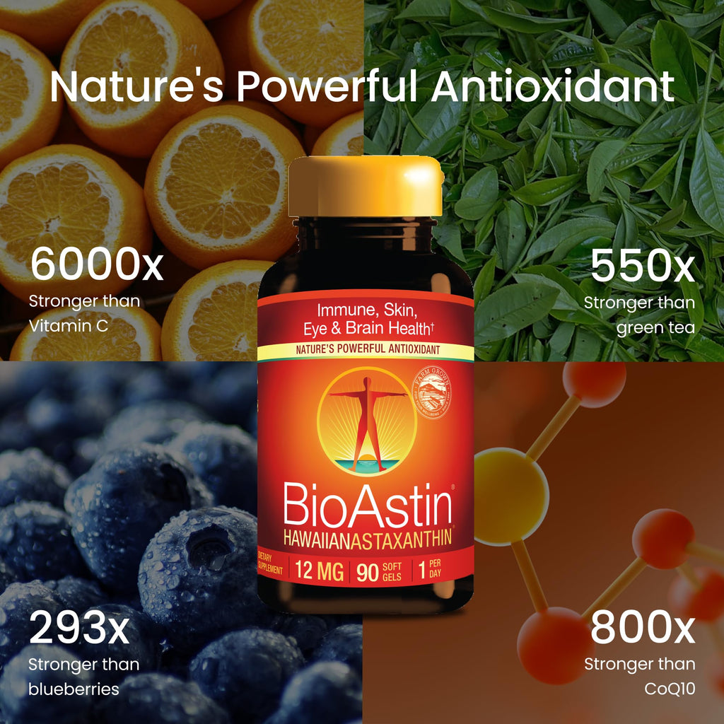 Nutrex Hawaii BioAstin Hawaiian Astaxanthin 12mg - 90 Softgels - image 4