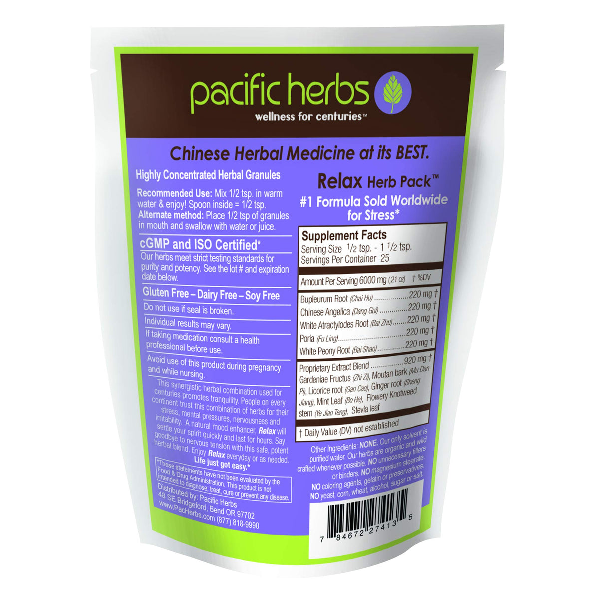 Pacific Herbs Natural Relax Herbal Extract
