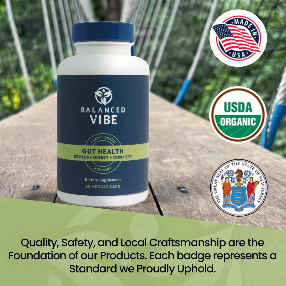 Balanced Vibe 7-in-1 Gut Health Supplement - 90 Capsules - image 5