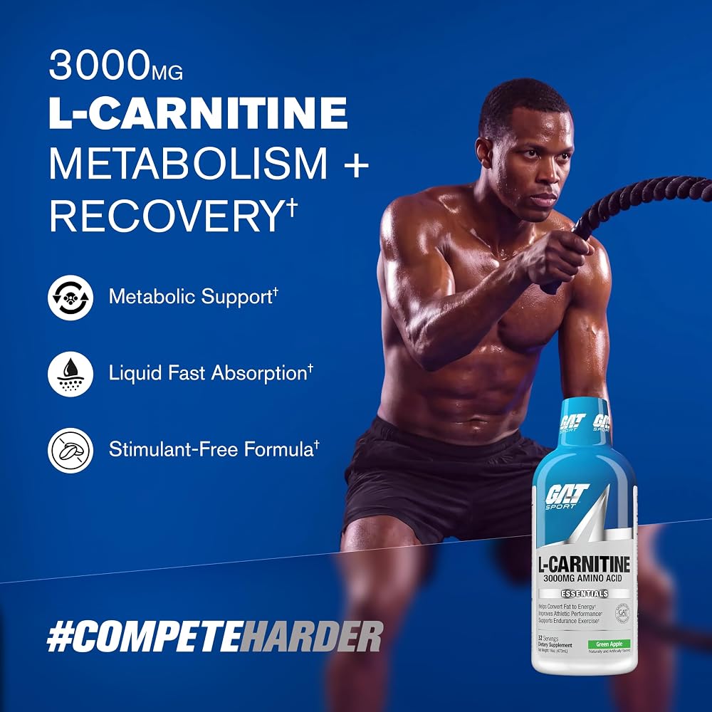 GAT SPORT L-Carnitine 3000 mg Liquid - 16 Fl Oz - image 2
