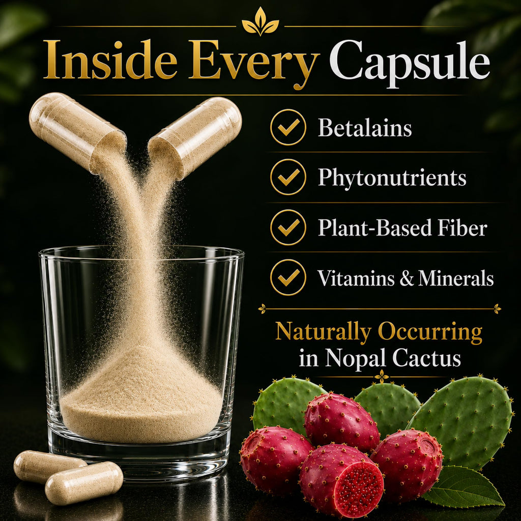 Natural Home Cures Freeze-Dried Nopal Cactus Capsules - 120 Vegan Capsules - image 3
